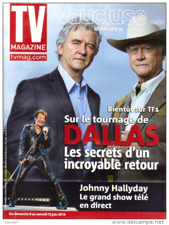 REVUE  Johnny Hallyday  "  TV Magazine  " - People