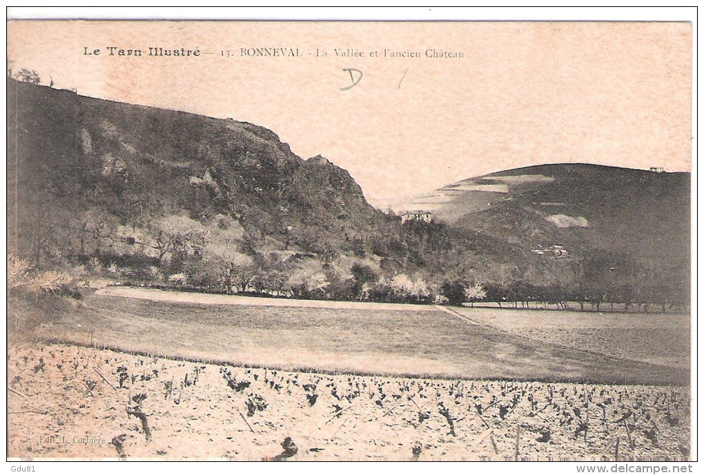 81 TARN BONNEVAL La Vallée Et L'ancien Château  1135 - Villefranche D'Albigeois