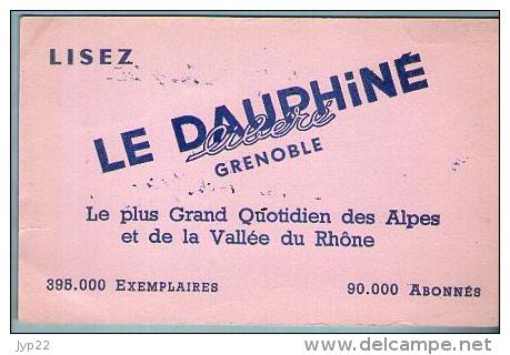 Buvard Lisez Le Dauphiné Libéré Grenoble - Journal Presse Quotidien ...... - D