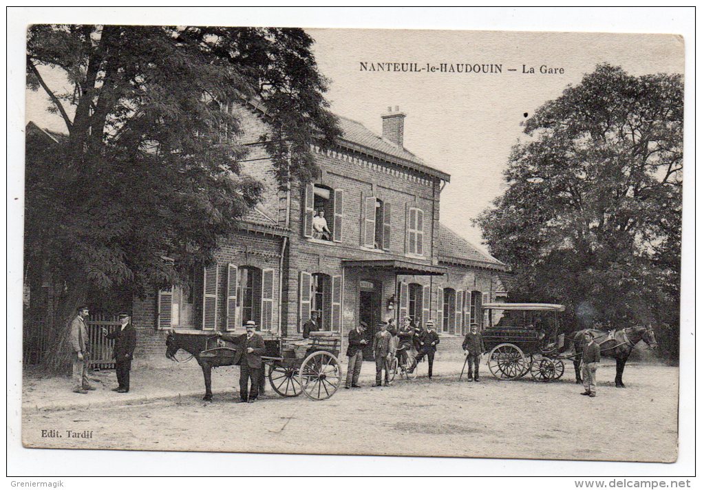 Cpa 60 - Nanteuil Le Haudouin - La Gare - Nanteuil-le-Haudouin