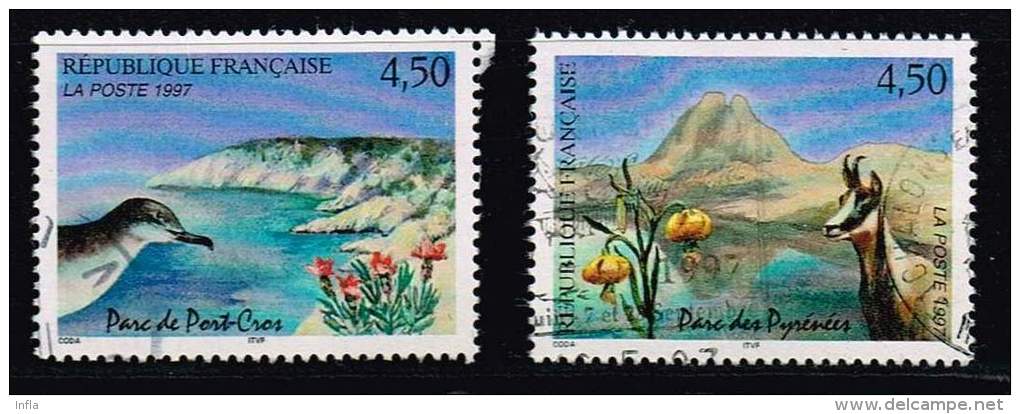 Frankreich 1997, Michel # 3199 - 3200 O - Gebraucht