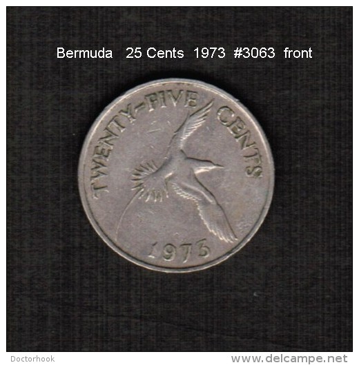 BERMUDA    25  CENTS  1973  (KM # 18) - Bermudes