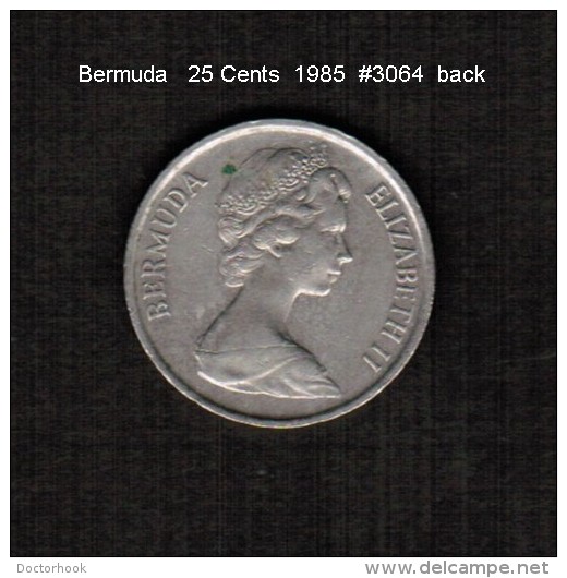 BERMUDA    25  CENTS  1985  (KM # 18) - Bermudes