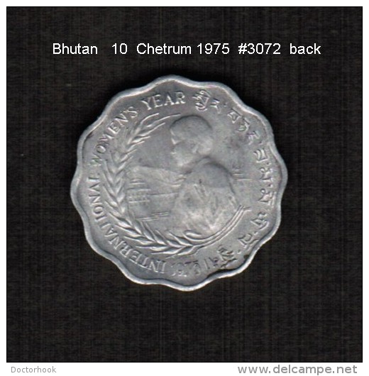 BHUTAN    10  CHETRUMS  1975  (KM # 43) - Bhutan