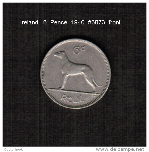 IRELAND    6  PENCE  1940  (KM # 13) - Ireland