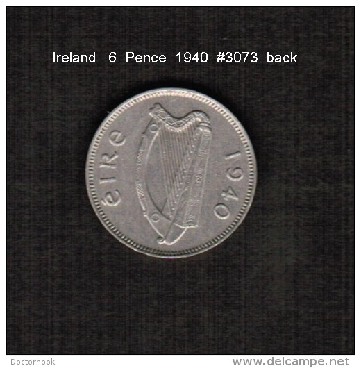 IRELAND    6  PENCE  1940  (KM # 13) - Irlanda
