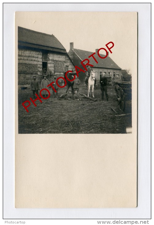 Ferme-Gut-ROLLEGEM-Carte Photo Allemande-Guerre14-18-1WK-BELGIQUE-BELGIEN-Flandern- - Ledegem