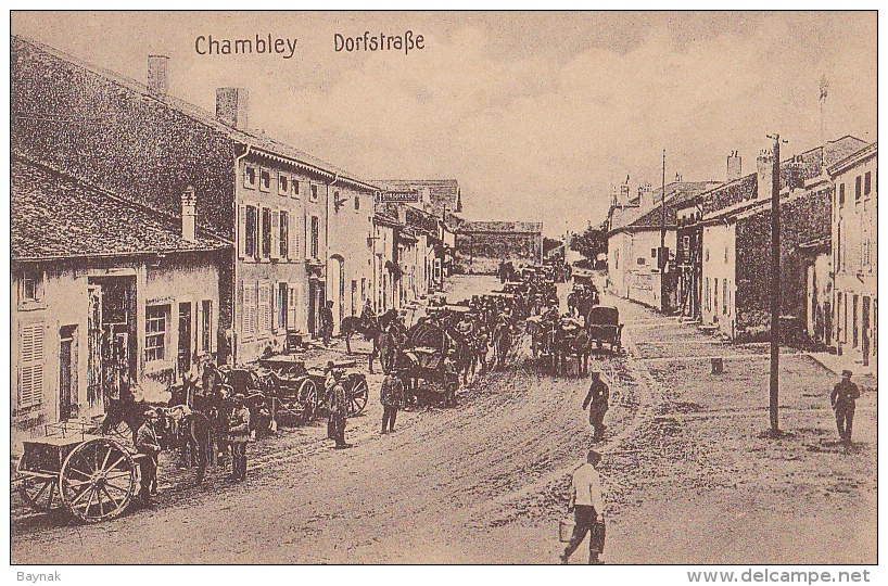 FRA76 --  CHAMBLEY  --  DORFSTRASSE  --  FERNSPRECHER, TELEPHON - Chambley Bussieres