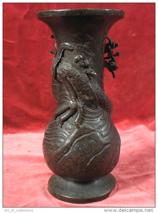 Intéressant Vase Chinois En Bronze D’époque XIXè - Aziatische Kunst
