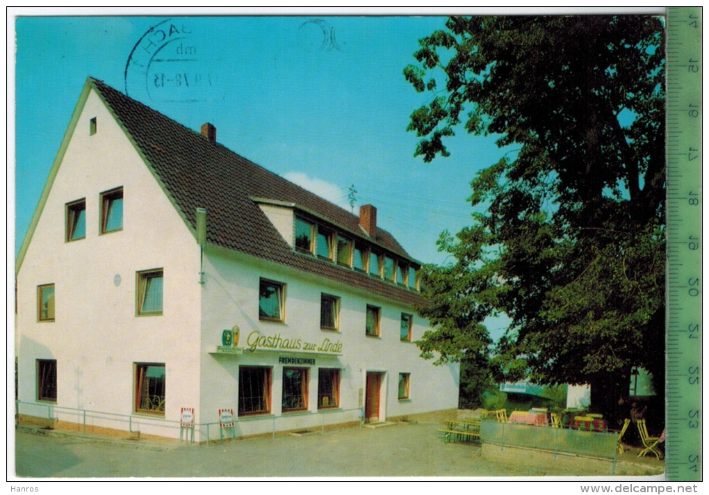 Willmersreuth, Gasthaus Zur Linde Um 1970/1980, Verlag: Münch-Druck, Bayreuth, Postkarte Mit Frankatur, Mit Stempel, - Kulmbach