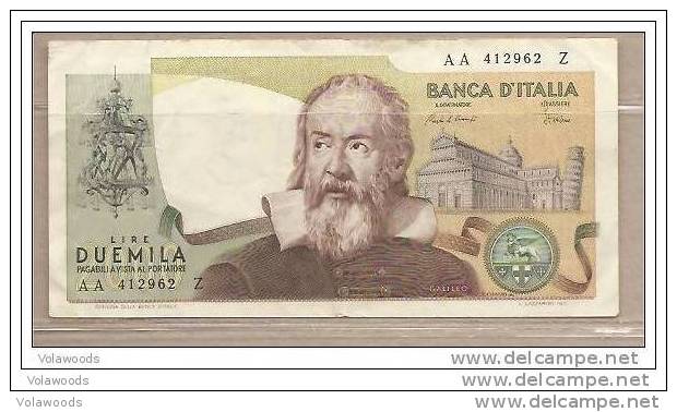 Italia - Banonota Circolata Da 2.000 Lire P-103c - 1983 - 2000 Lire