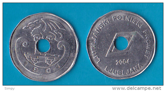 SLOVENIA - Bus Token  LPP  Ljubljana 2004 - Altri & Non Classificati