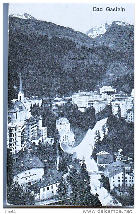 AK SALZBURG BAD GASTEIN OLD POSTCARD 1931 - Bad Gastein