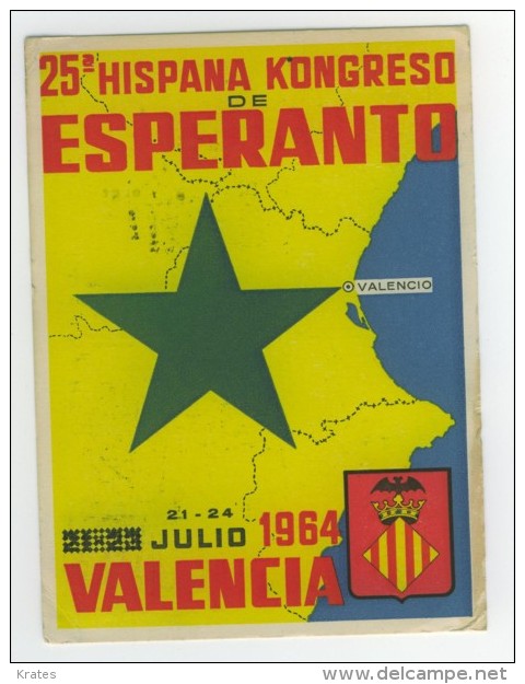 Postcard - Esperanto, Espana, Spain      (V 20149) - Esperanto