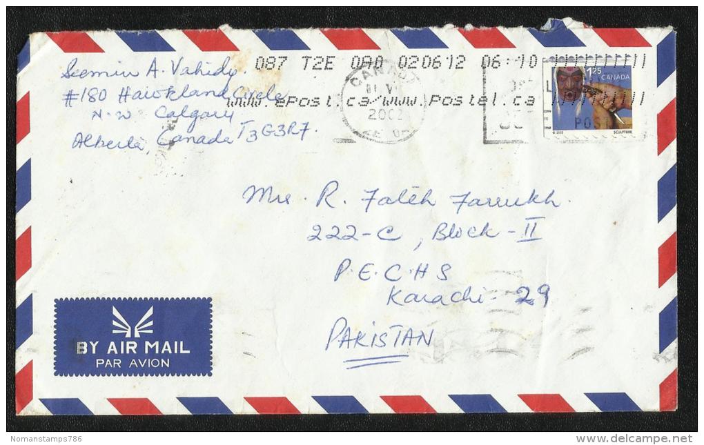 Canada   Air Mail Postal Used  Cover  Canada To Pakistan - Other & Unclassified