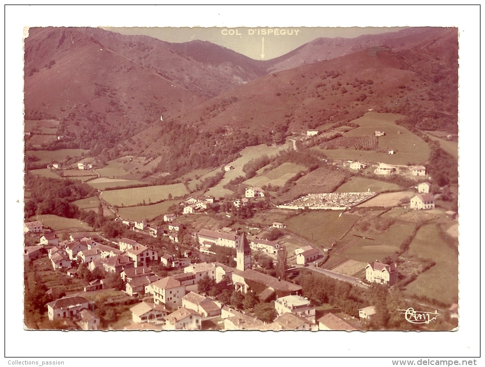 Cp, 64, St-Etienne-de-Baigorry, Vue Générale - Saint Etienne De Baigorry