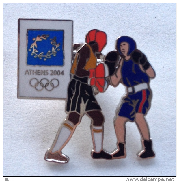 Badge Pin ZN000290 - Olympics Athens 2004 Boxing - Boxing