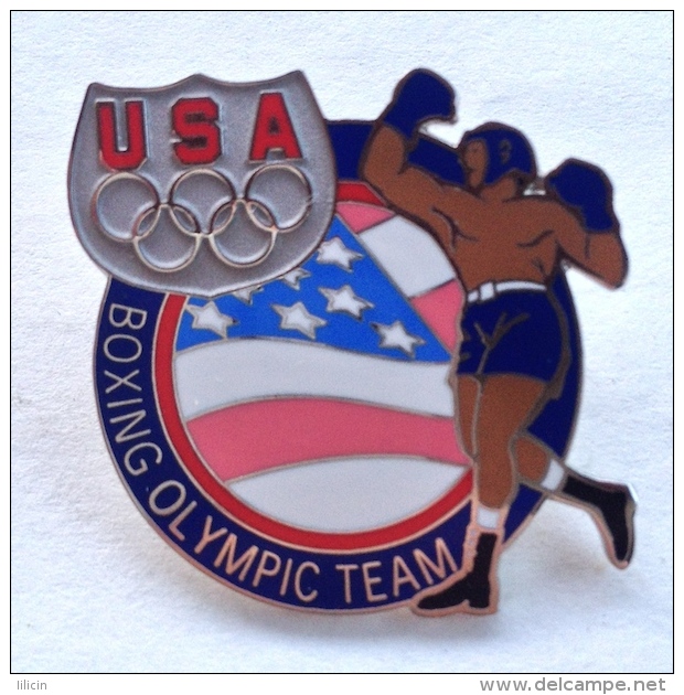 Badge Pin ZN000291 - Boxing USA Olympic Team - Boxing