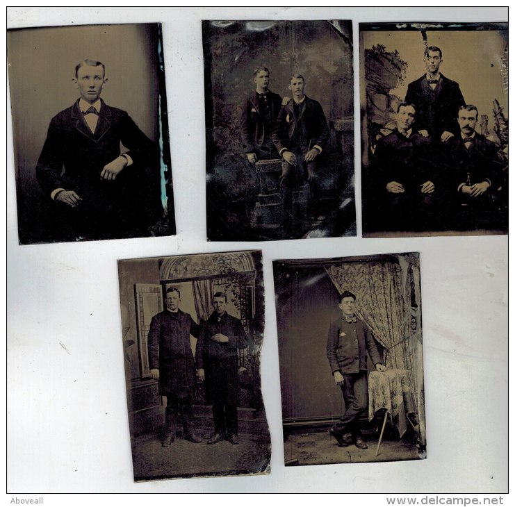 Tintype   Of Men - Anciennes (Av. 1900)