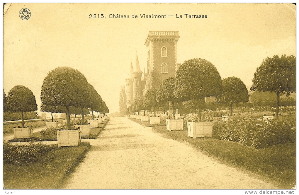 CP De VINALMONT " Château De Vinalmont , La Terrasse " . - Wanze
