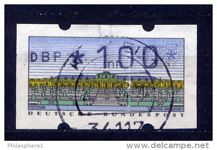 BRD ATM Nr.2 / 100 Pf        O Used   (8583) - Machine Labels [ATM]