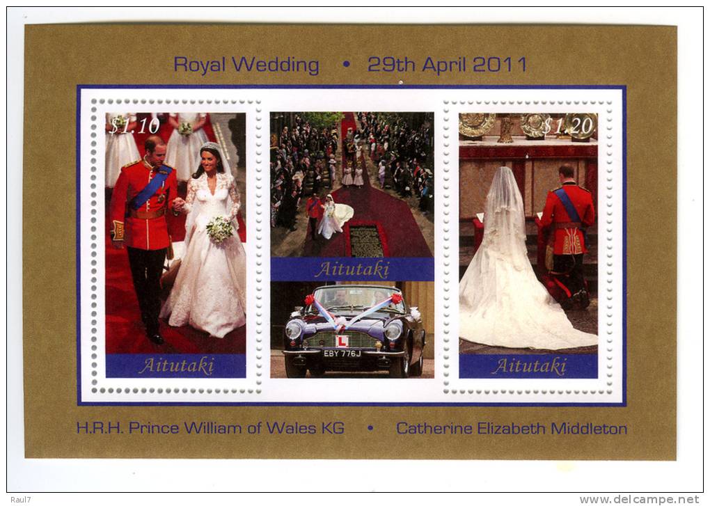 AITUTAKI // 2011 - Mariage Royal Prince Williams -  BF Neufs // Mnh - Aitutaki