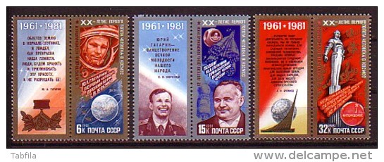 RUSSIA - RUSSIE - 1981 - 300 Ans De La Naissance De La Navigateur Danois Bering - 3v** + Vignet - Nuevos