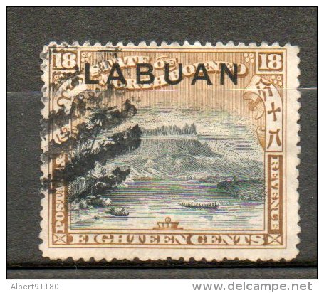 BORNEO Mont Kinabalu S Labuan 1894 N°? - Noord Borneo (...-1963)