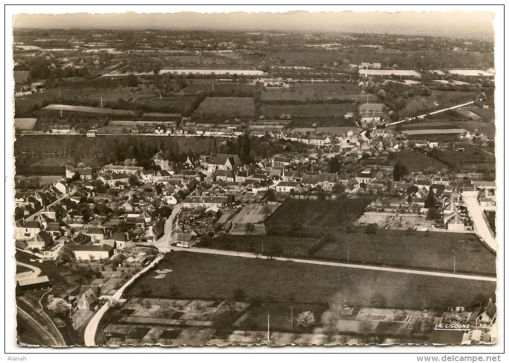 TUFFE Rare Vue Aérienne (La Cigogne Henrard) Sarthe (72) - Tuffe