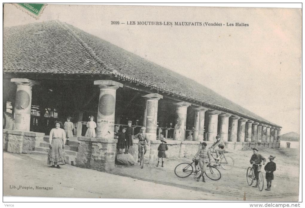 Carte Postale Ancienne De LES MOUTIERS LES MAUXFAITS - Moutiers Les Mauxfaits