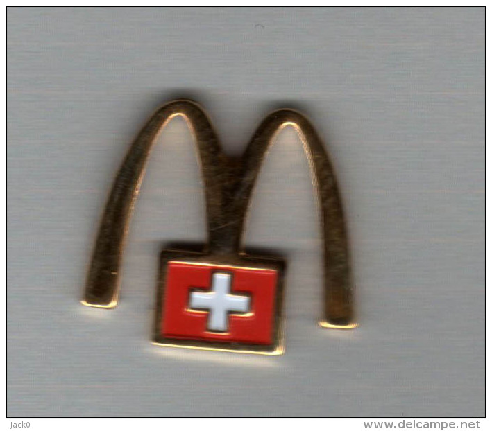 Pin´s  SUISSE, Restaurant  Rapide  MAC  DO   SUISSE - McDonald's