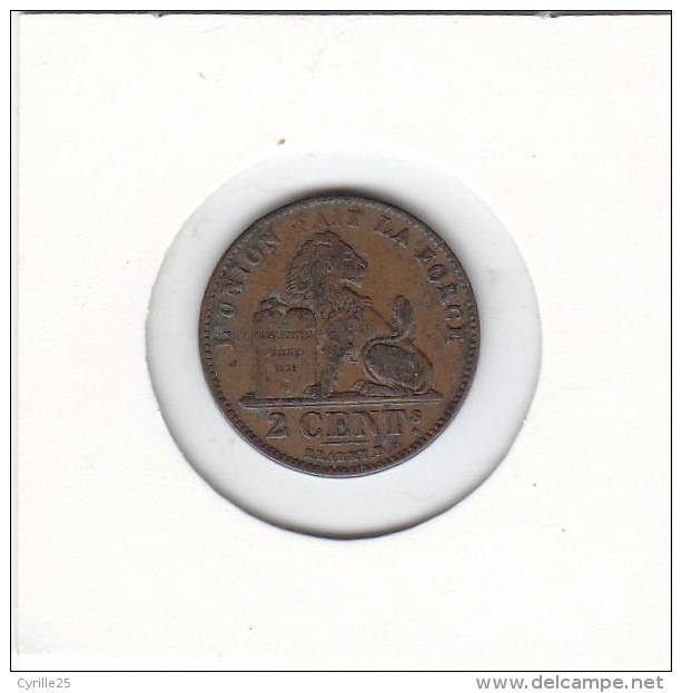 2 CENTIMES Cuivre Léopold II 1905 FR - 2 Cents