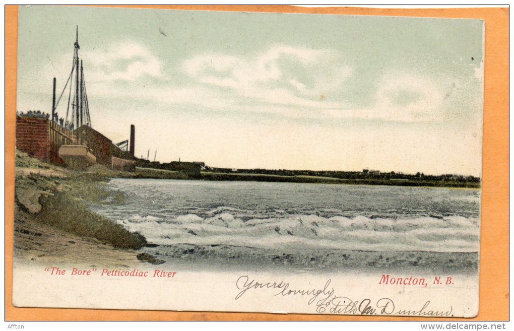 Moncton NB 1905 Postcard - Other & Unclassified