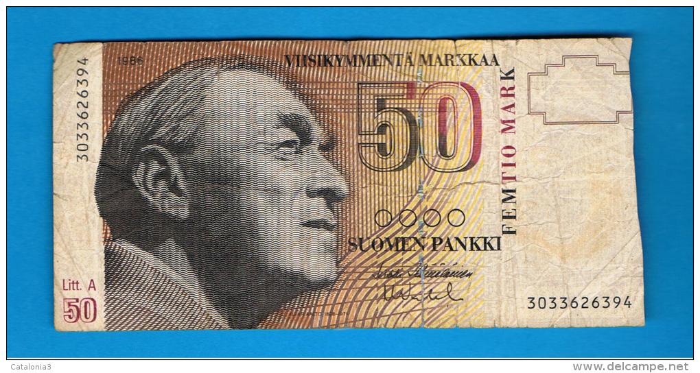 FINLANDIA - FINLAND =  50 Markka 1986  P-118 - Finnland