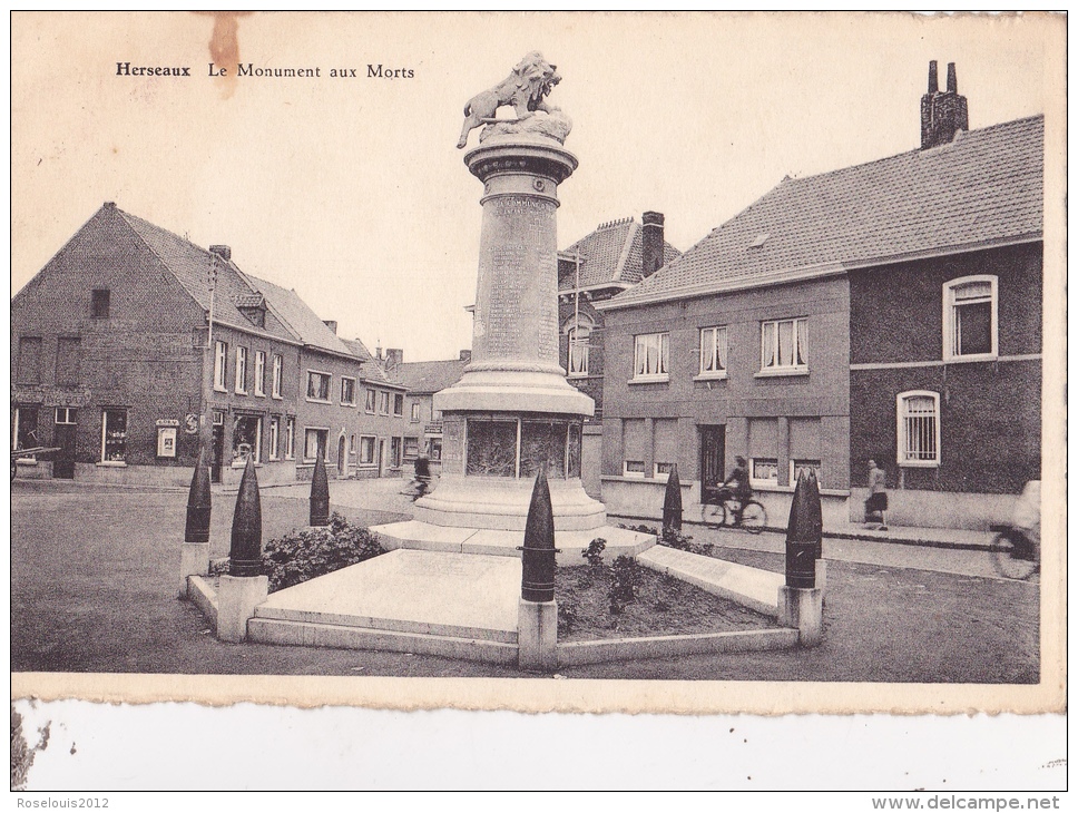 HERSEAUX : Le Monument Aux Morts - Mouscron - Moeskroen