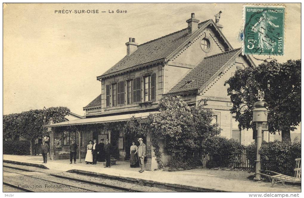 CPA (60)   PRECY SUR OISE La Gare - Précy-sur-Oise