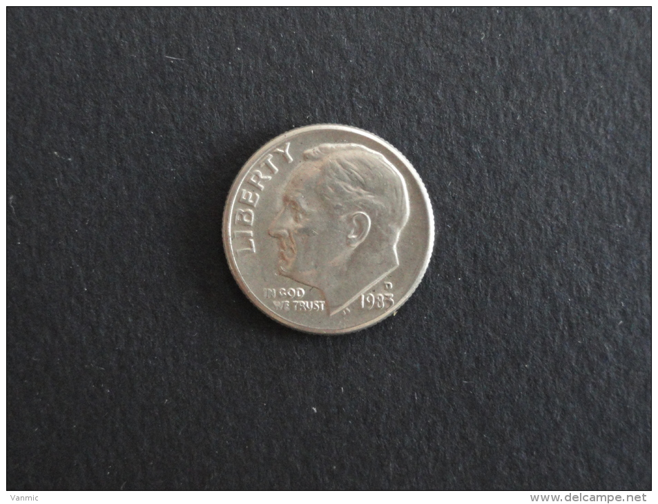 1983 - 1 Dime USA - Etats-Unis - 1946-...: Roosevelt