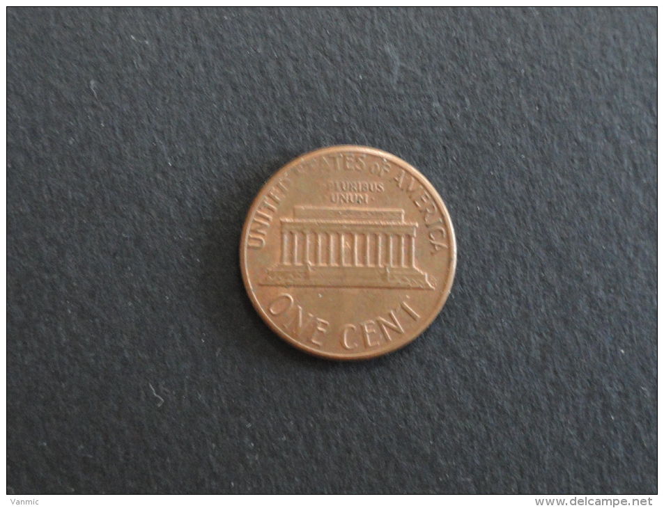 1975 - 1 Cent USA - Etats-Unis - 1959-…: Lincoln, Memorial Reverse