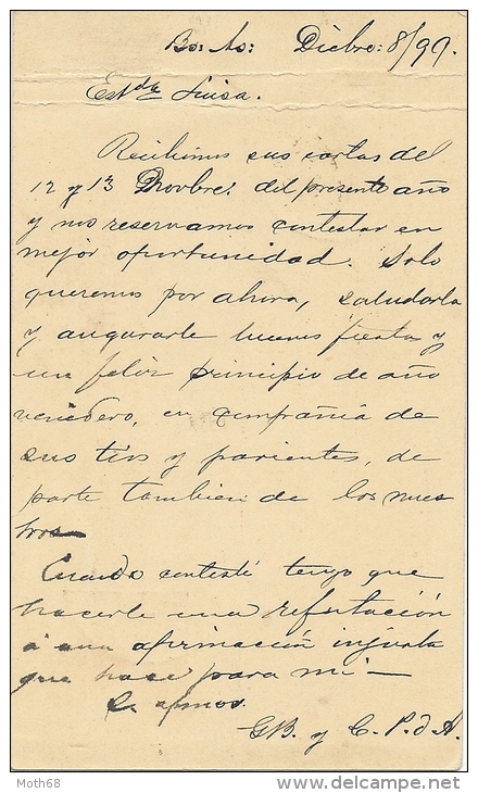 1899 Ganzsache Gelaufen In Die Schweiz - Entiers Postaux