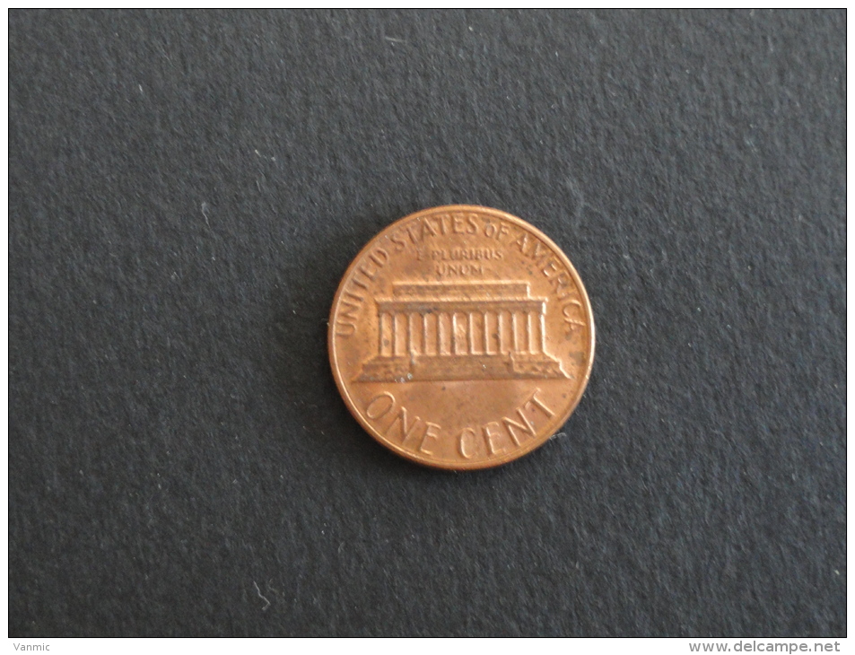 1984 - 1 Cent USA - Etats-Unis - 1959-…: Lincoln, Memorial Reverse