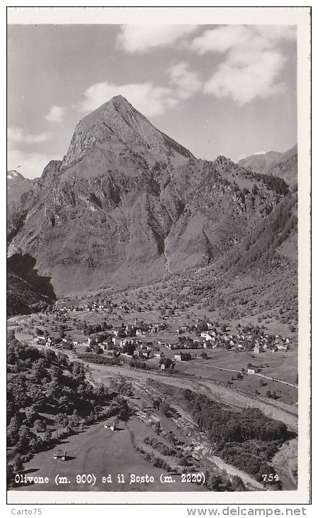 Suisse -  Olivone - Panorama - Olivone