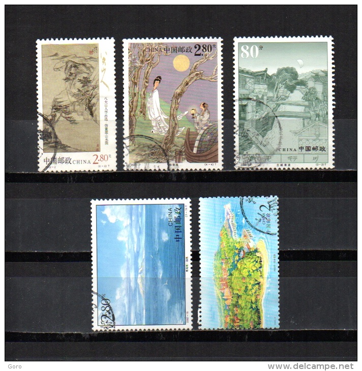 China  2002-2003 .-   Y&T Nº   3966 - 3992 - 3998 - 4024 - 4078 - Used Stamps