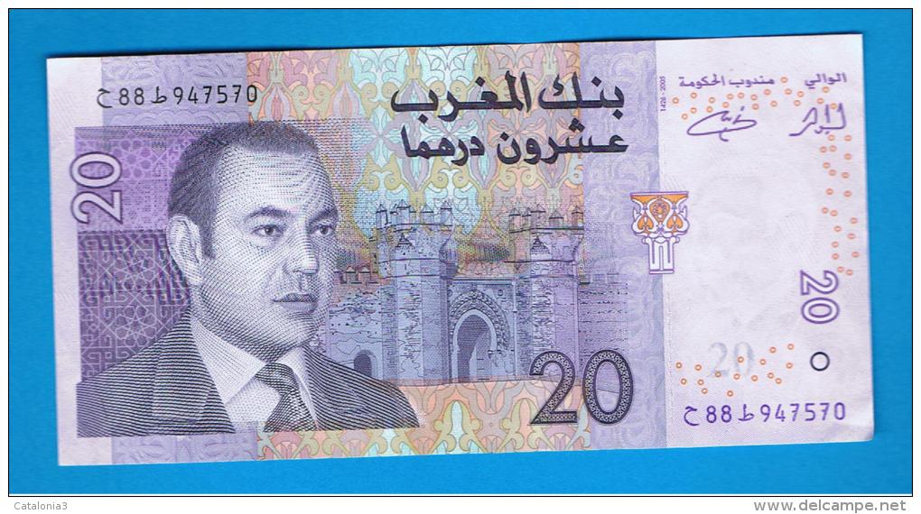 MARRUECOS - MOROCCO -  20 Dirham  2005 SC  P-68 - Marokko