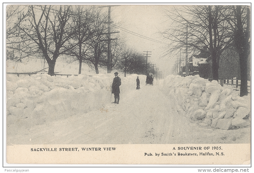 CPA HALIFAX - SACKVILLE STREET, WINTER VIEW - Halifax