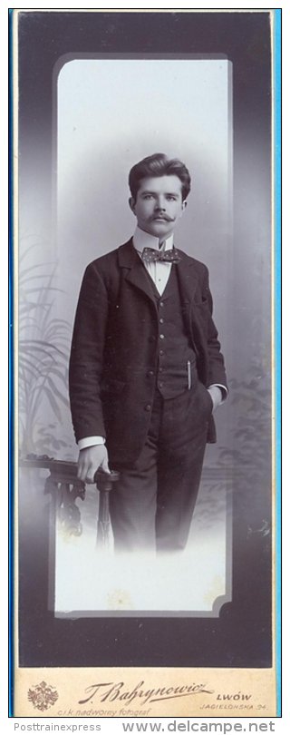 Austro-Ugarska. CiK Nadworni Fotograf T. Bahrynowicz. Lwow. Lavov. 16 X 6 Cm. - Old (before 1900)