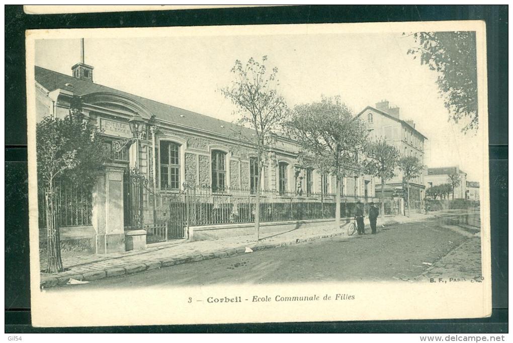 CORBEIL - Ecole Communale De Filles- Abv48 - Corbeil Essonnes