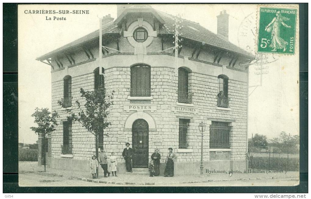 78 . CARRIERES SUR SEINE . La Poste - Abv72 - Carrières-sur-Seine