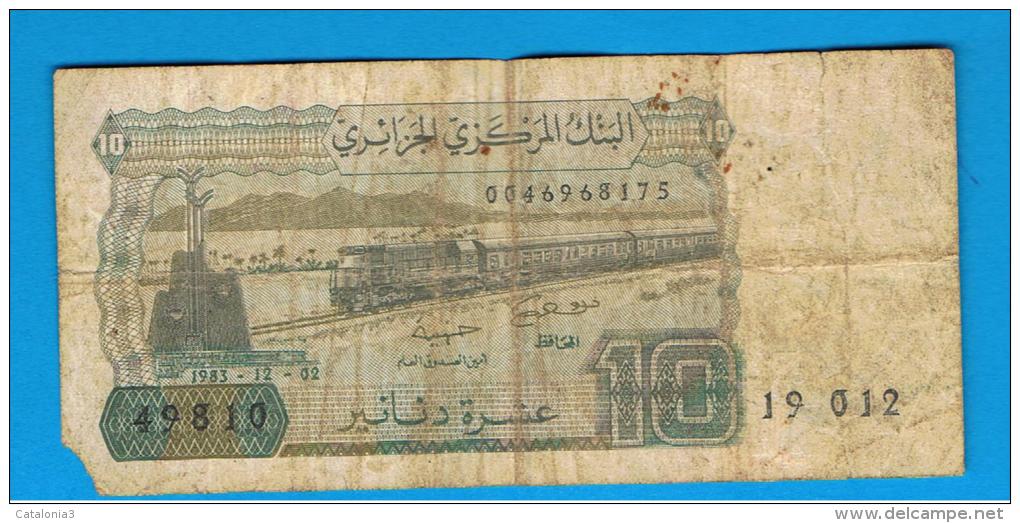 ARGELIA - 10 Dinar 1983 Muy Circulado  P-132 - Algeria