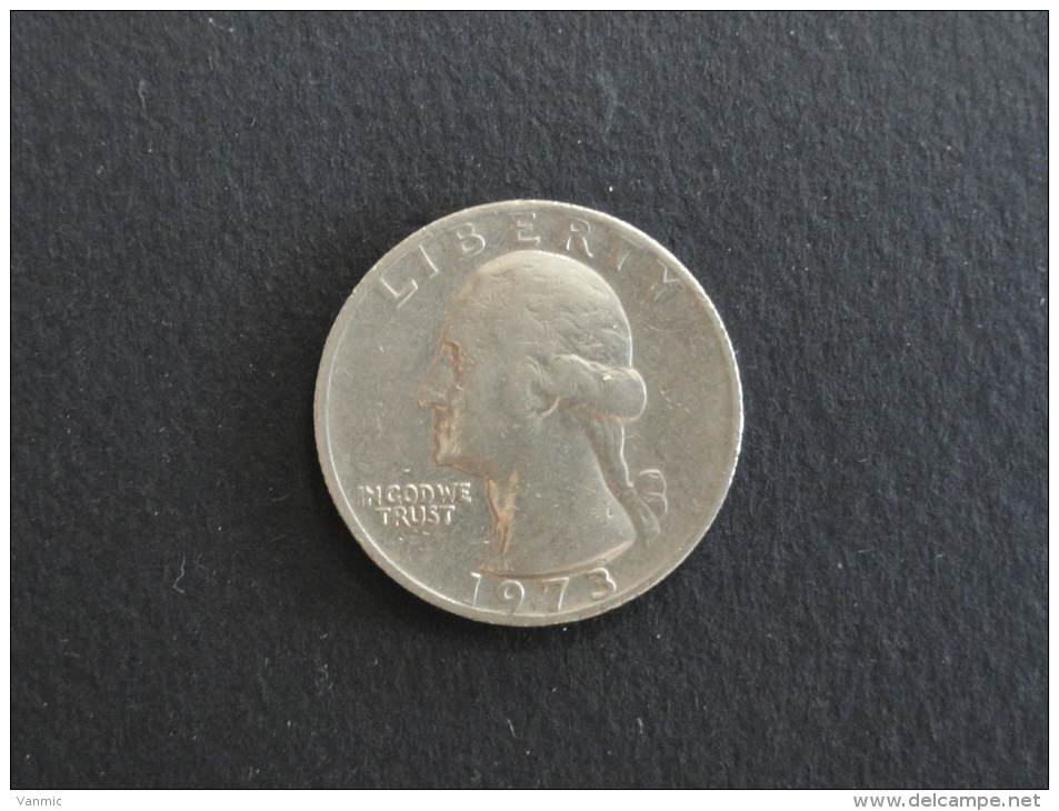 1973 - Quarter Dollar USA  - Etats-Unis - 1932-1998: Washington