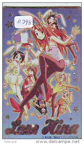 Télécarte Japon * MANGA * LOVE HINA * ANIMATE * ANIME Japan Phonecard (11.298) TK * Cinema * Film - Cinema